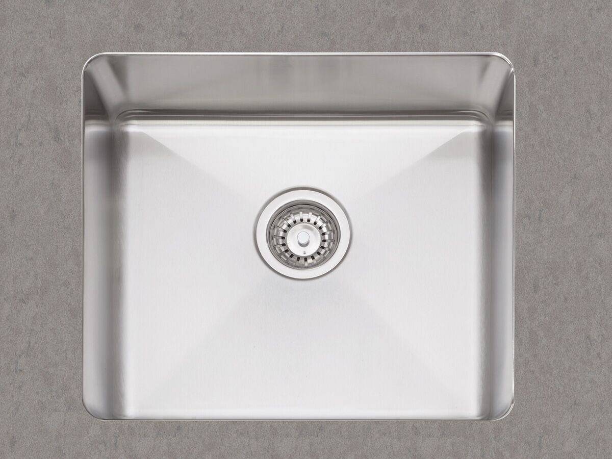 AFA Cubeline Single Bowl Undermount Sink 506mm Stainless Steel
