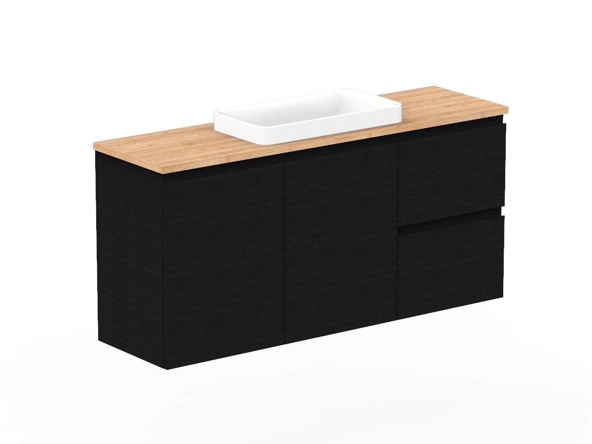 Posh Domaine Plus 1200mm Ensuite Wall Hung Vanity Unit Single Bowl