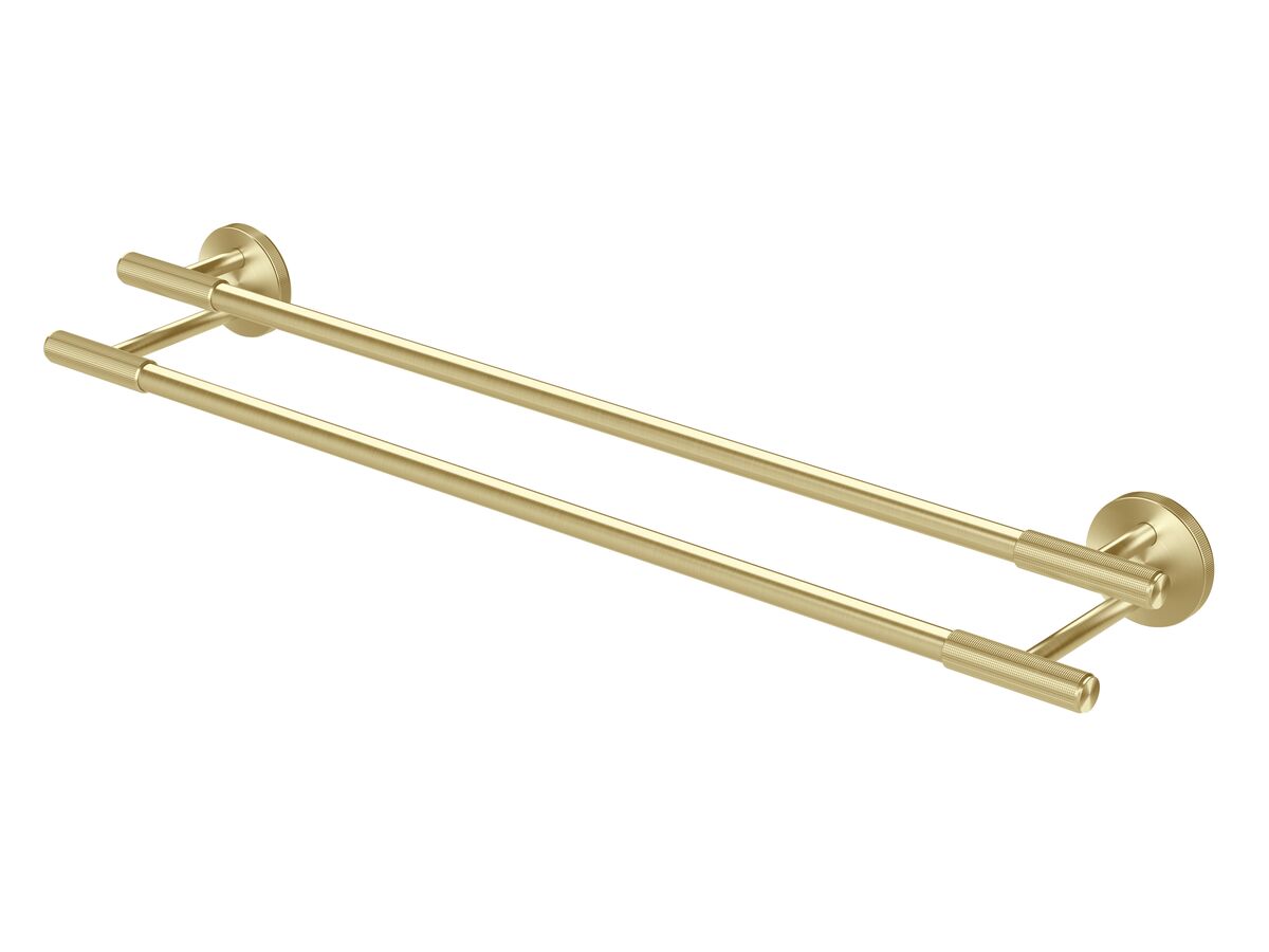 Hero - Milli Marq Edit Double Towel Rail 600mm Brushed Gold