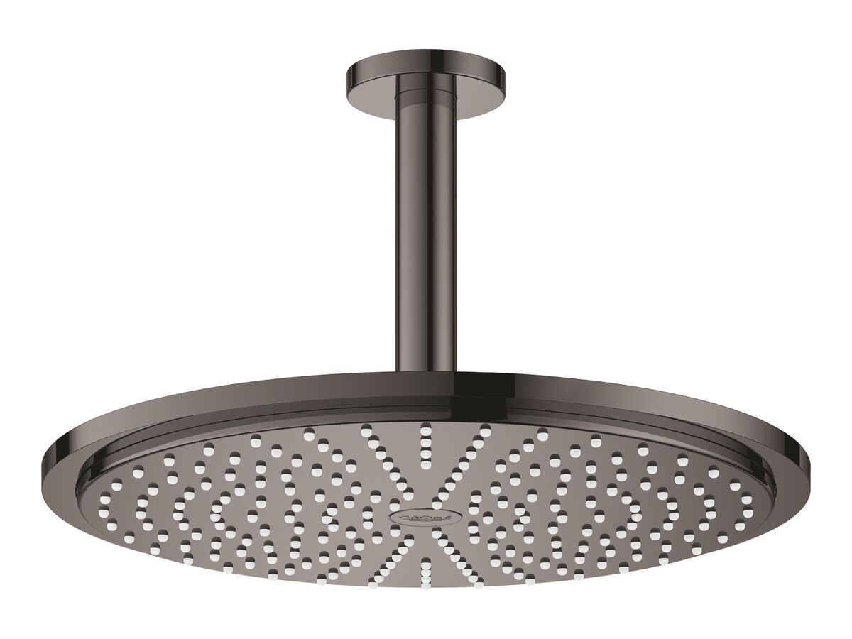 GROHE Rainshower Cosmo Overhead Ceiling Shower 310mm Hard Graphite (3