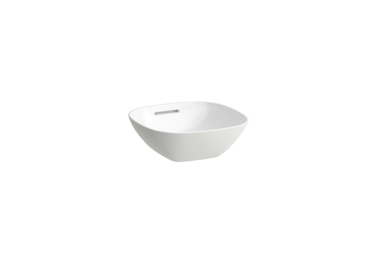 LAUFEN Ino Counter Basin with Overflow No Taphole 350mm White