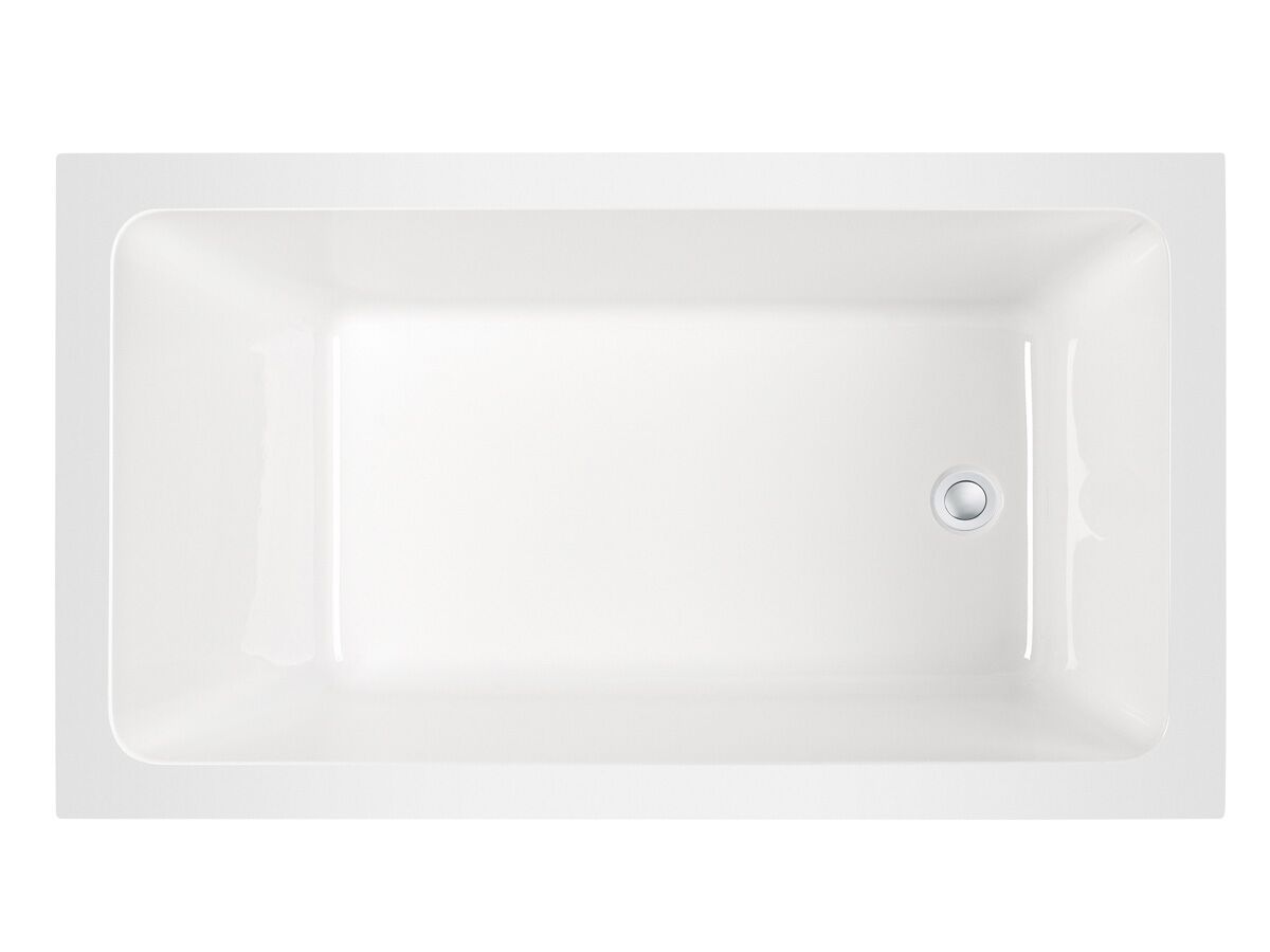 Mizu Bloc Inset Bath 1420 x 800 x 500mm White