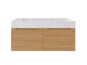 Supporting Image - Omvivo Neo Two Wall Hung Vanity 1400
