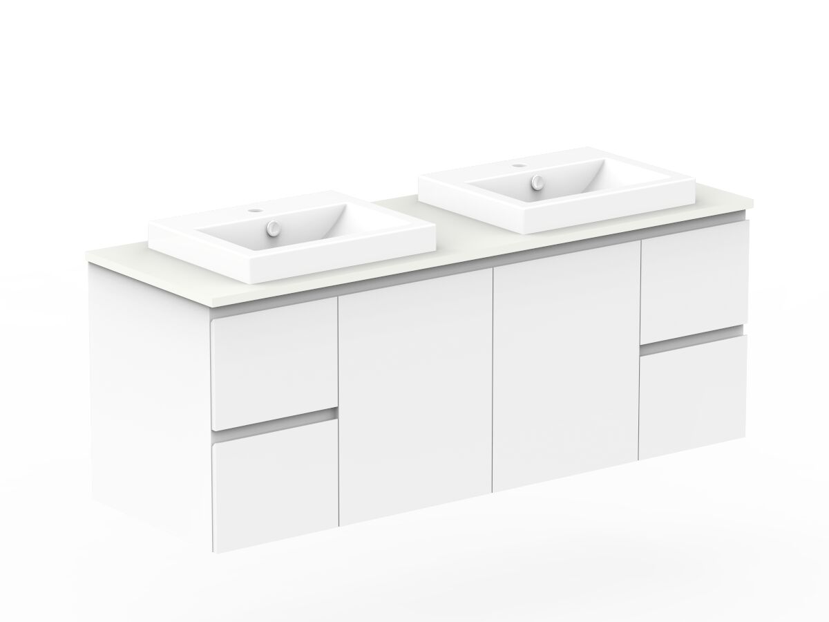 Posh Domaine Conventional Wall Hung Vanity Unit