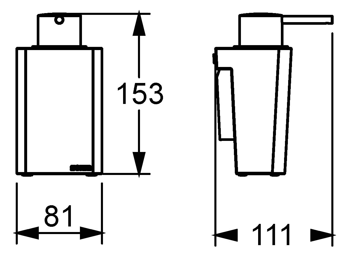 Sonia S2 Wall Mounted Soap Dispenser White from Reece