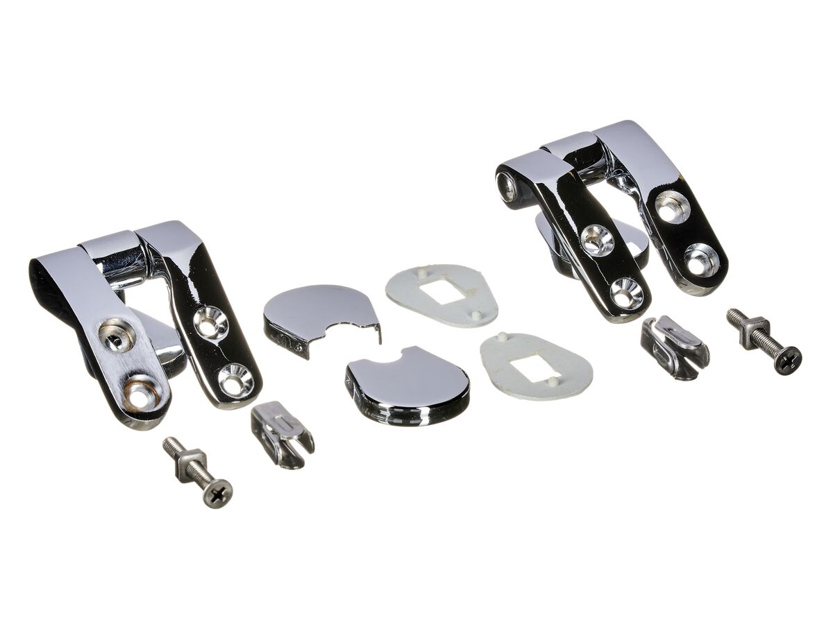 Esedra / Cygnet Top Fix Hinge Set Chrome (SP)
