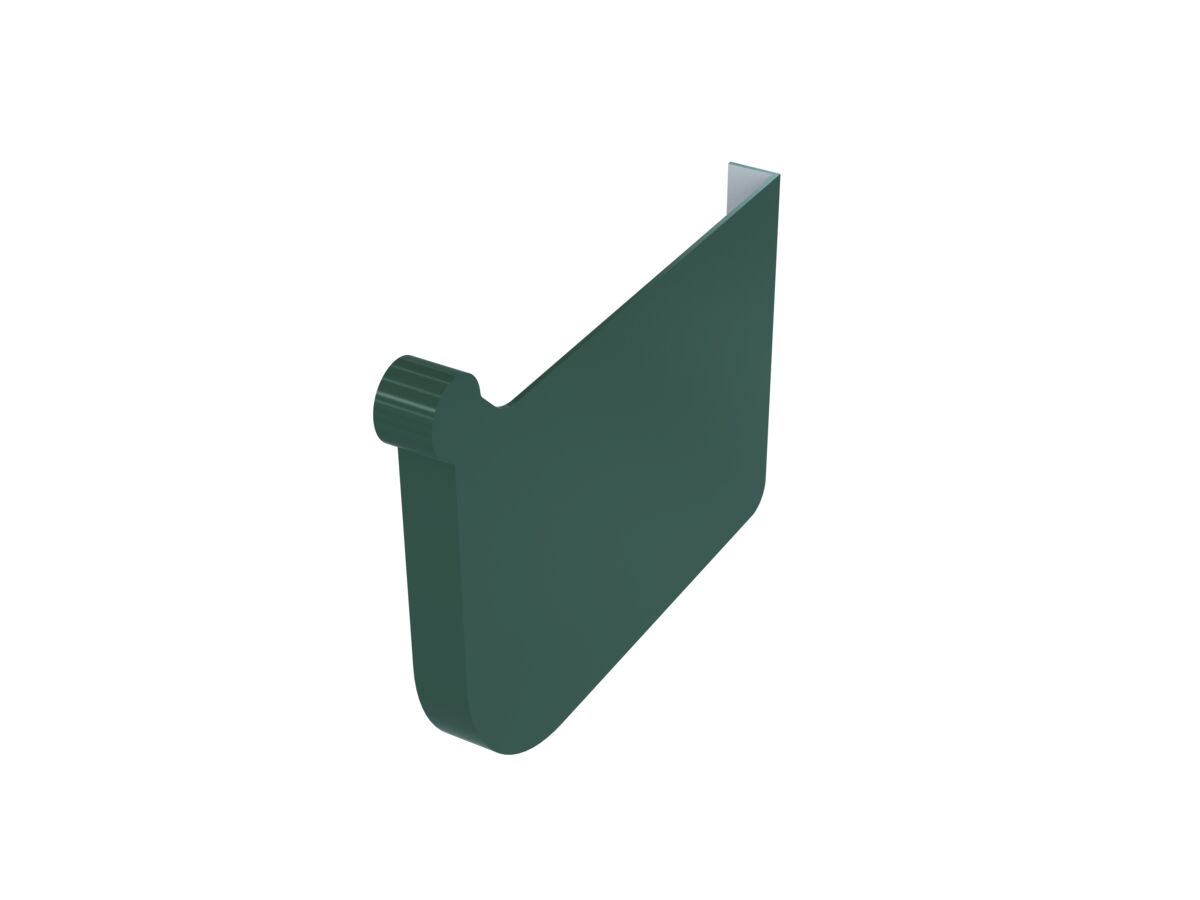 Quad Stop End Plate 115mm Right Hand Cottage Green
