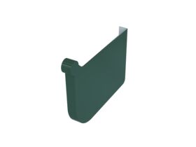Quad Stop End Plate 115mm Right Hand Cottage Green