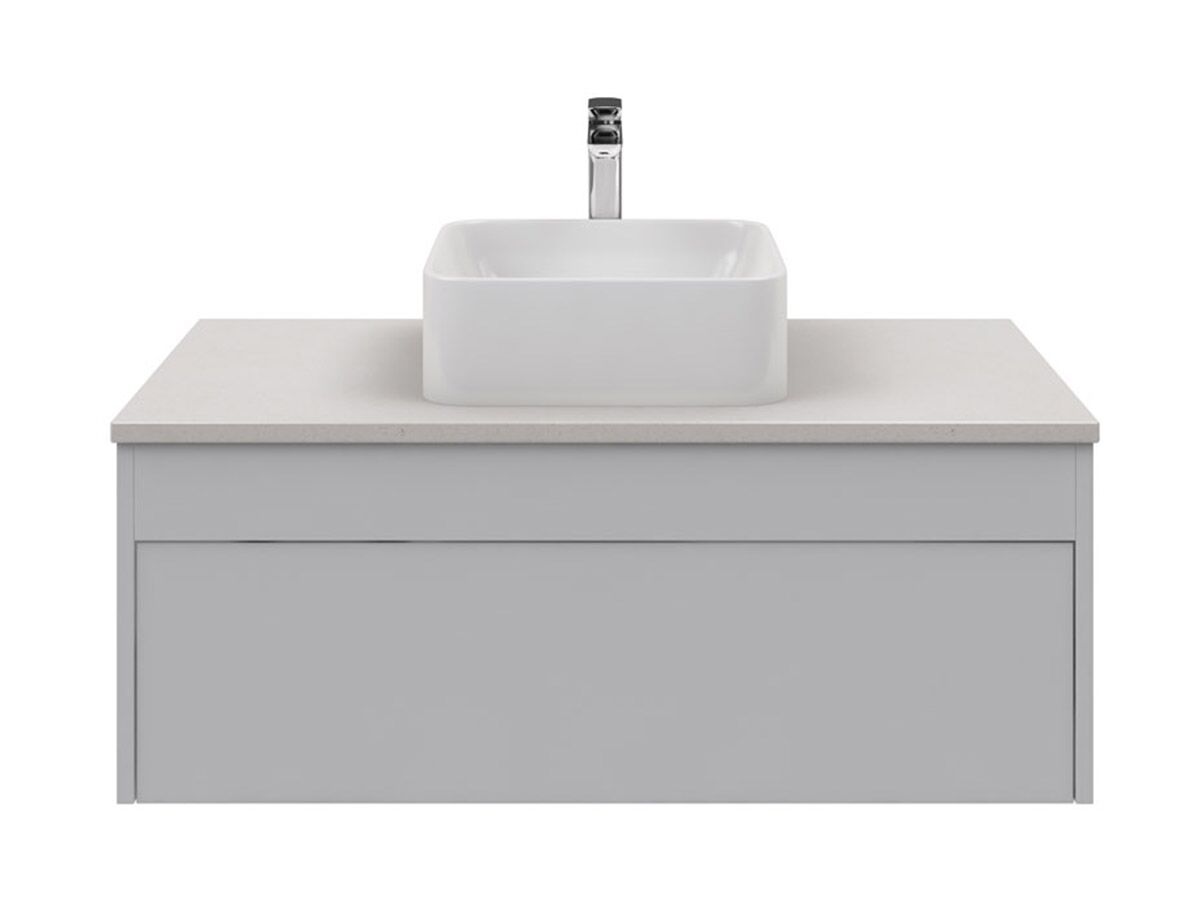 Rifco Acqua 900mm Wall Hung Vanity Unit 20mm Caesarstone Top from Reece