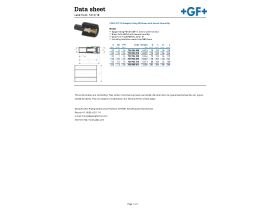 Specification Sheet - Cool-Fit 2.0 PE to Brass Female Adaptor