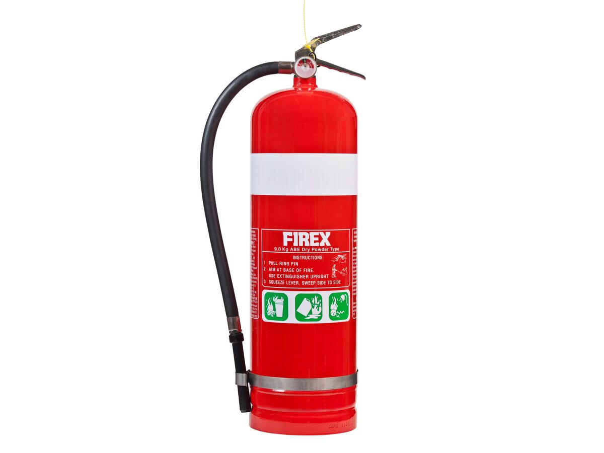 Fire Extinguisher 9.0Kg Dry Chem (6A:80B[E])