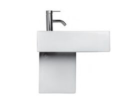 Caroma Liano Wall Basin 420mm 1 Taphole White