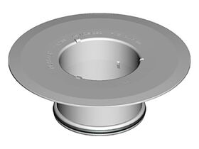 Puddle Flange RRJ Round Assembly 80mm x 80mm