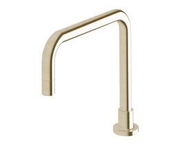 Scala Hob Spa Outlet Square LUX PVD Brushed Platinum Gold