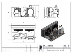 Tecumseh EVO Condensing Unit 1.5hp R134 MHBP EPCH4518Y-1 Phase