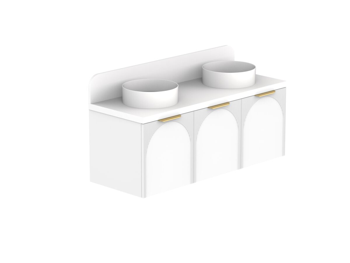 ADP Archie by Alisa & Lysandra All Door Wall Hung Vanity Unit Double Bowl 1350 Friday