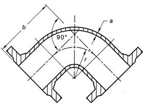 Dimax Ductile Iron Bend (Flange x Flange) PN16 B5 x 90 Degrees