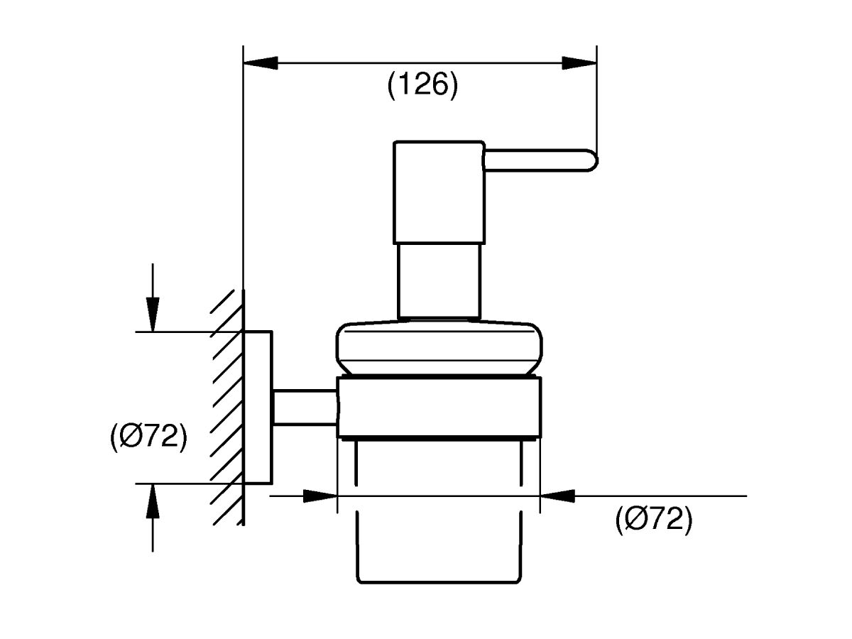 GROHE Essentials Accessories Soap Dispenser from Reece