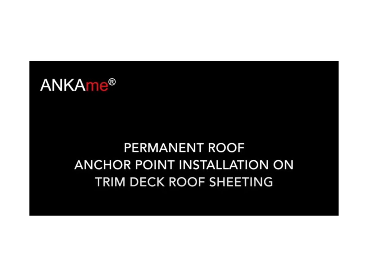 ANKAme Permanent roof anchor point Video