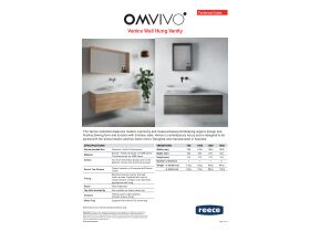 Technical Guide - Venice Wall Hung White Vanity