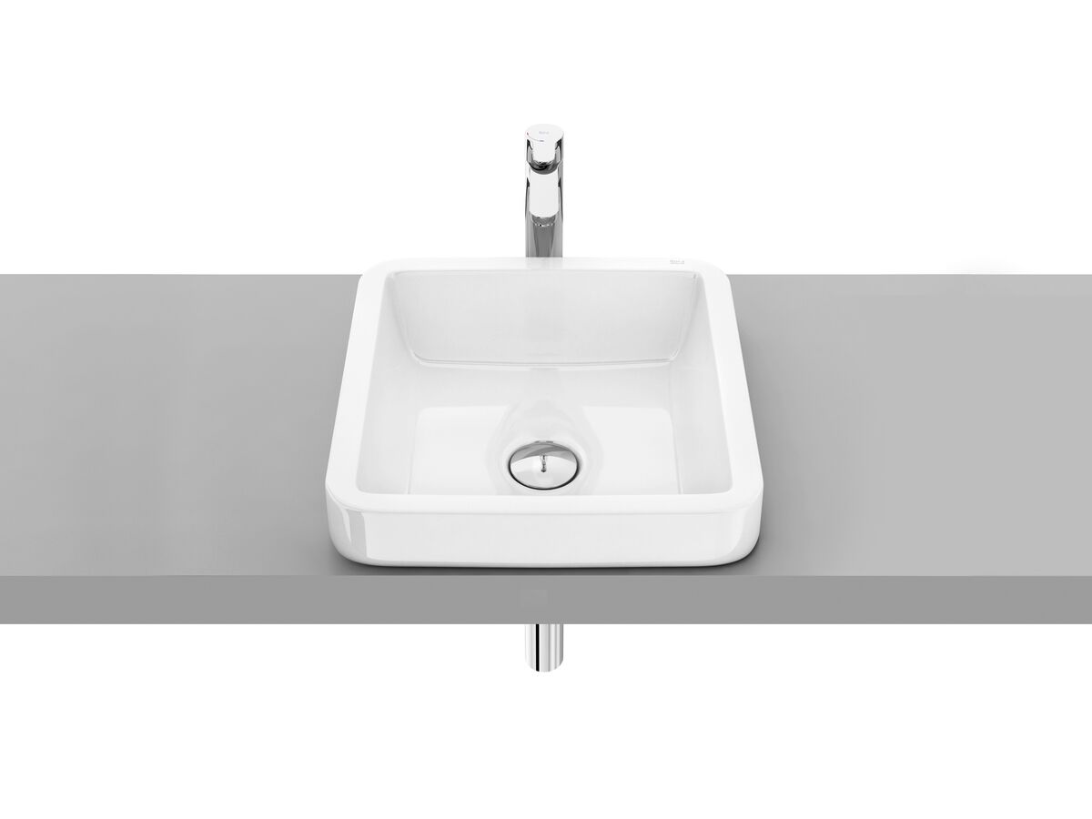 The Gap Semi Inset Basin 450x410 1 Taphole White