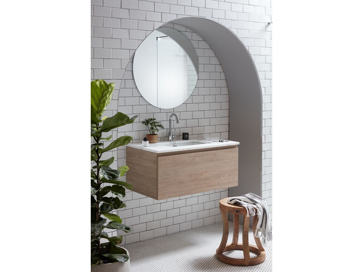 Posh Domaine 750mm x 750mm Round Mirror Polished Edge from Reece