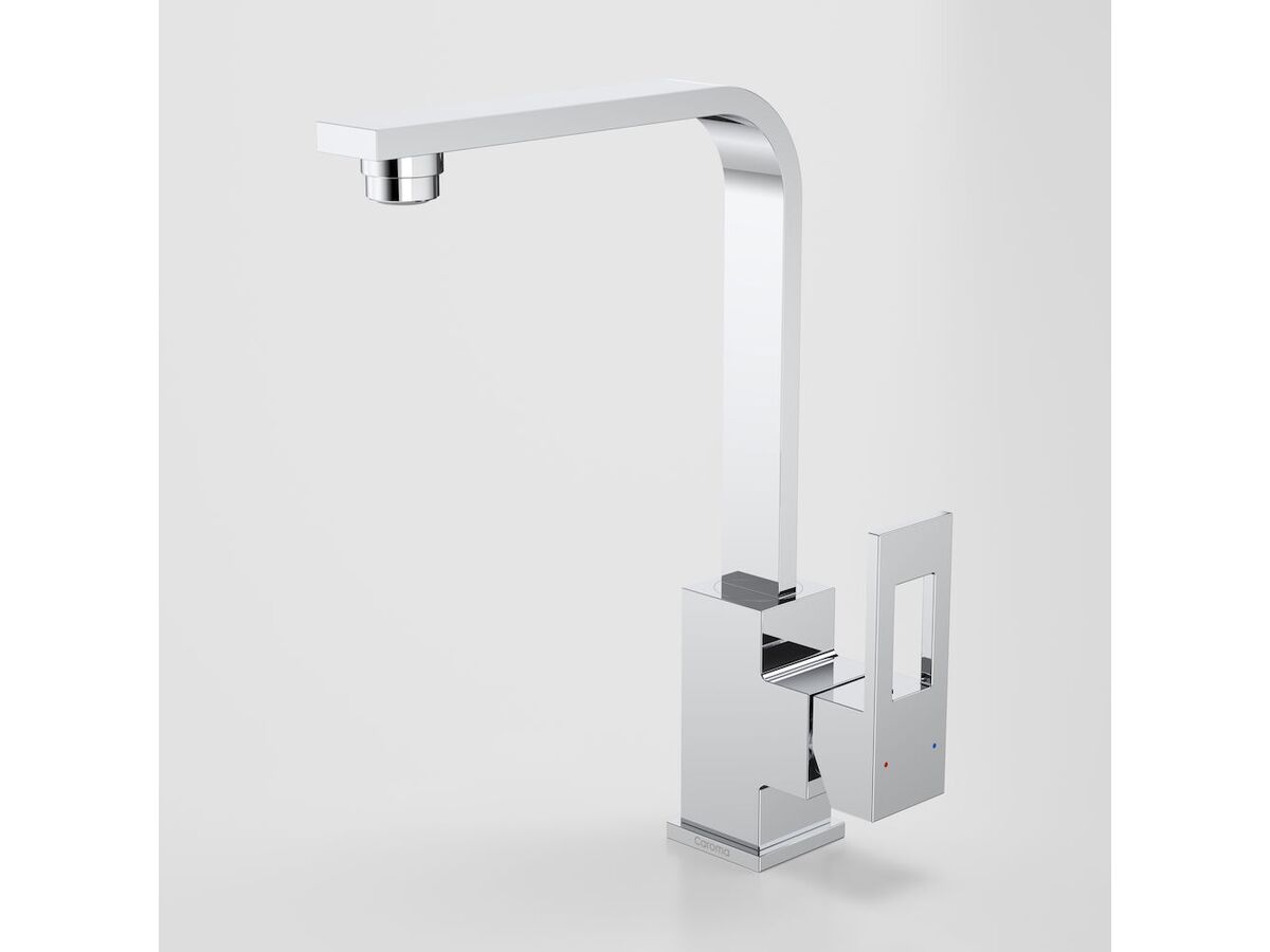 Caroma Quatro Sink Mixer Tap Gooseneck Outlet Loop Chrome (5 Star) from