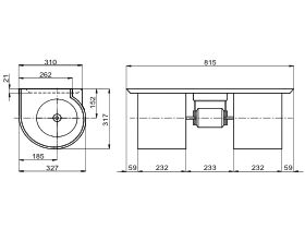 Twin Forward Curve Blower 600W