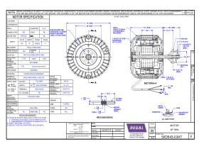 Specification Sheet - Hub Mount Fan Motor 35W 50D543-03AT