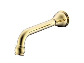 Milli Voir Wall Bath Spout 220mm Brass Gold