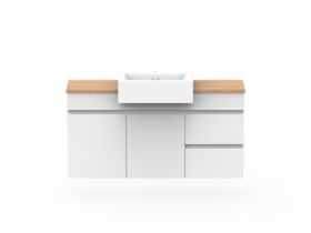 Posh Domaine Semi Recessed Vanity Unit