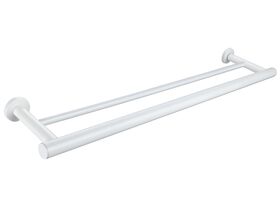 Mizu Drift Double Towel Rail 600mm White