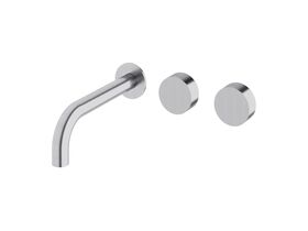 Milli Pure Wall Basin Hostess System 200mm Right Hand Satin Chrome (3 Star)