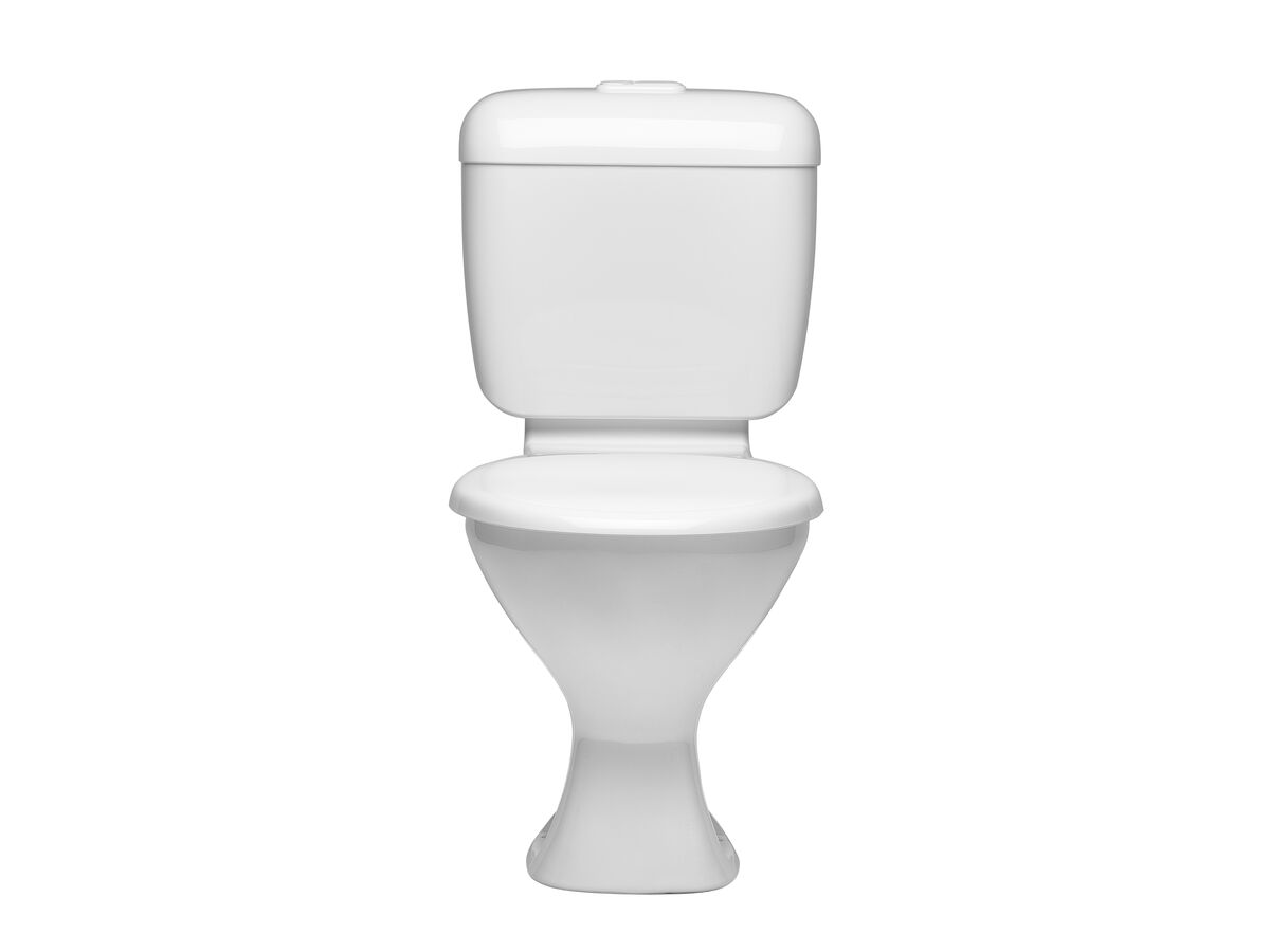 Base Link Toilet Suite S Trap with Seat White (4 Star) from Reece