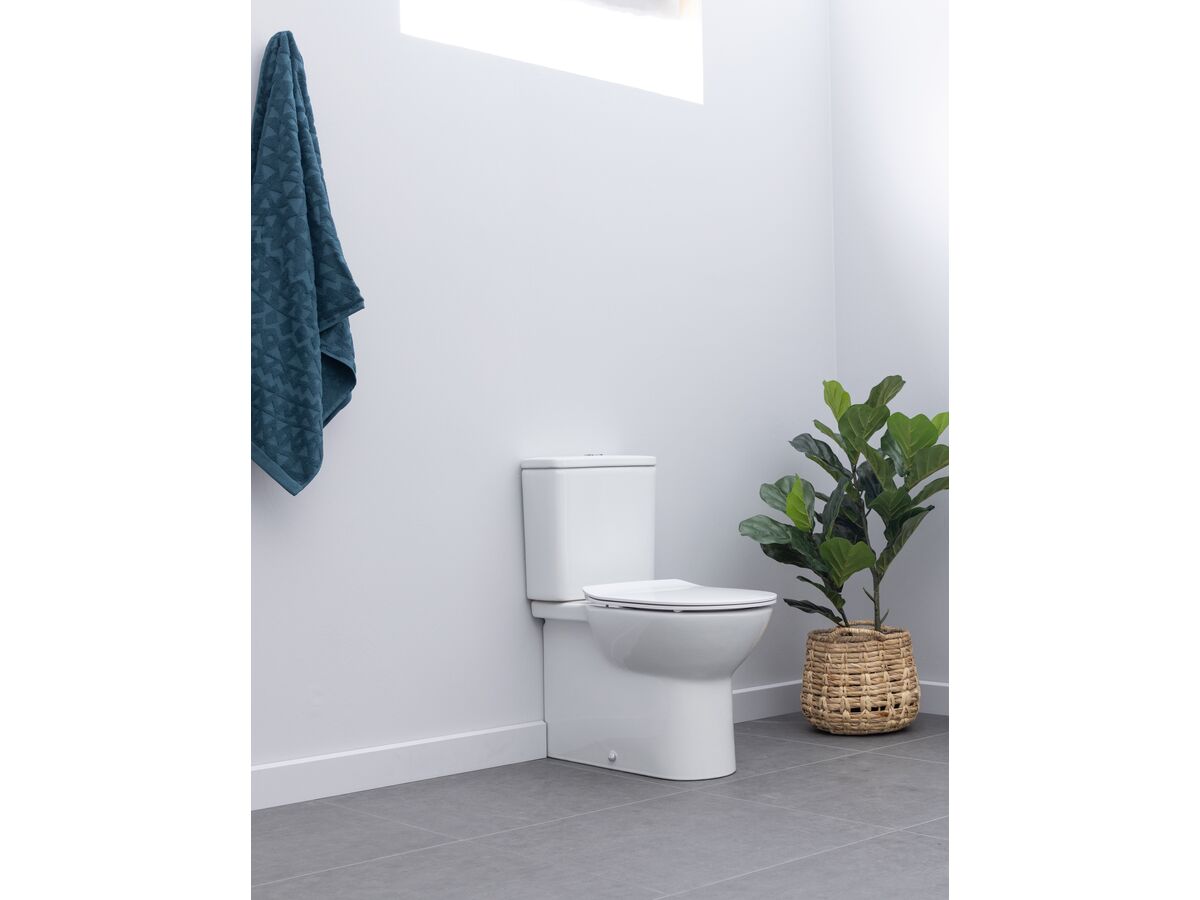 Roca Debba Rimless Close Coupled Back To Wall Back Inlet Toilet Suite