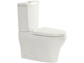 American Standard Cygnet Close Coupled Back to Wall Back Inlet Toilet Suite with a Soft Close Quick Release White Seat (4 Star)