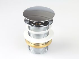 Mizu Dome Plug & Waste 40mm Push/Plug Chrome