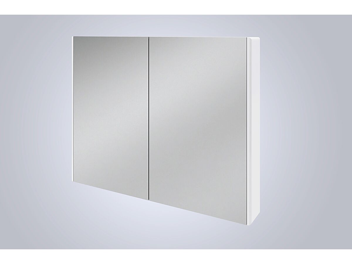 Rifco Tasman Double Mirror Cabinet 700mm x 900mm White