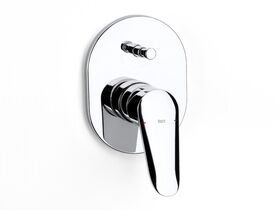 Roca Logica-N Shower Mixer with Diverter Chrome