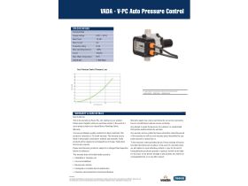 Technical Guide - Vada Pressure Pump with Pressure Control