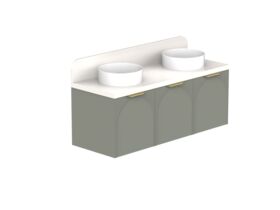 ADP Archie by Alisa & Lysandra All Door Wall Hung Vanity Unit Double Bowl 1350 Friday