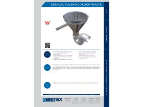 Technical Guide - Britex Conical Flushing Floor Waste