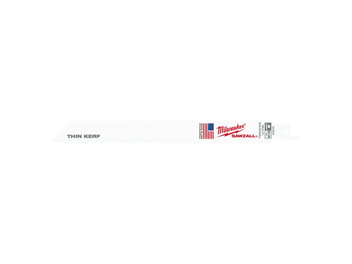 Milwaukee Reciprocating Blade 200mm Grit Bimetal 5 Pack
