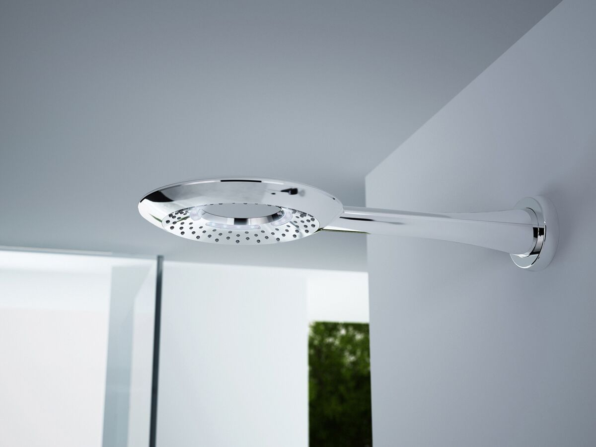 Nikles Tronico LED Overhead Shower & Arm Chrome (3 Star)