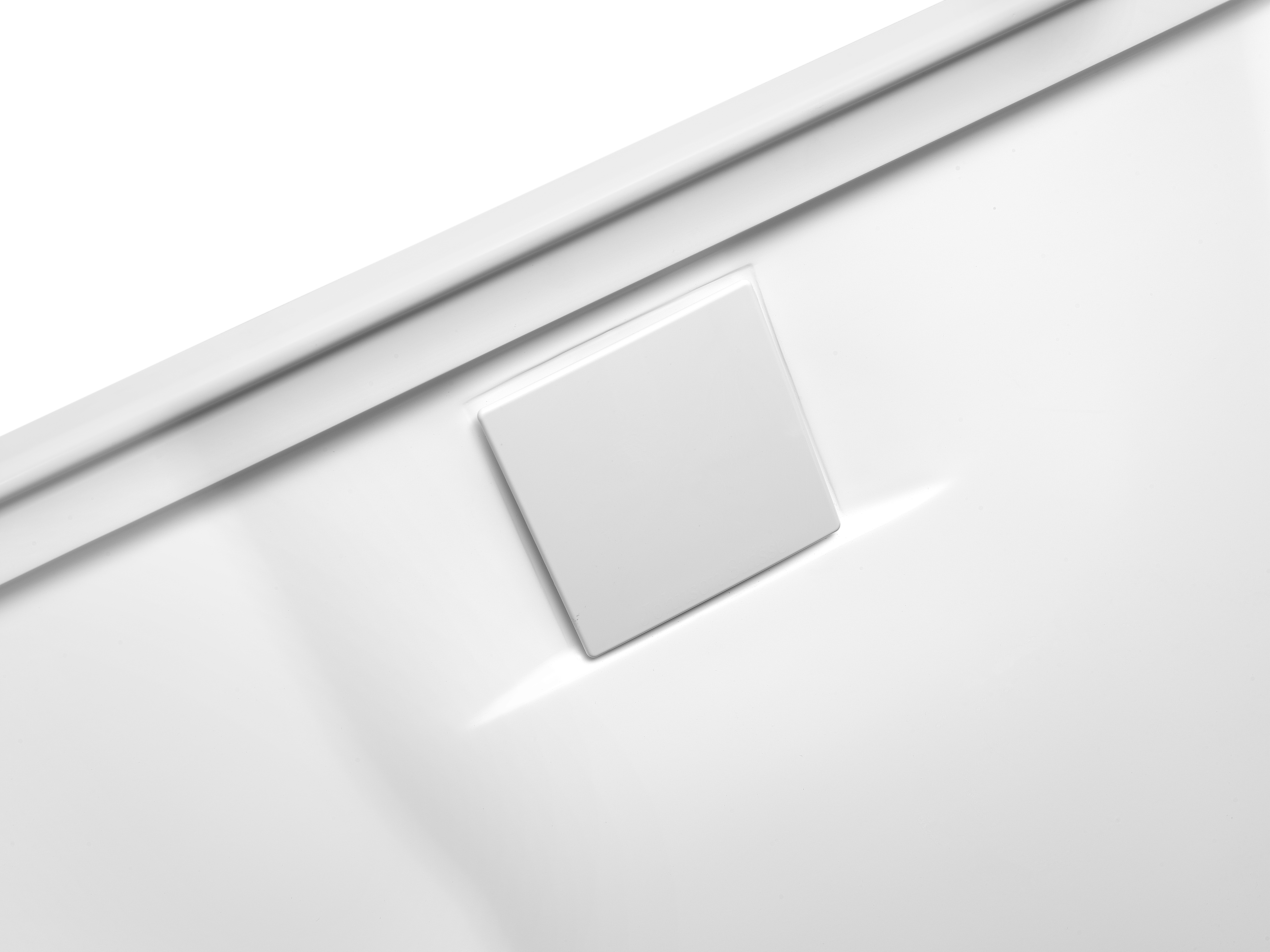 Marbletrend Easy Fit Polymarble Shower Base 900mm x 900mm with Rear