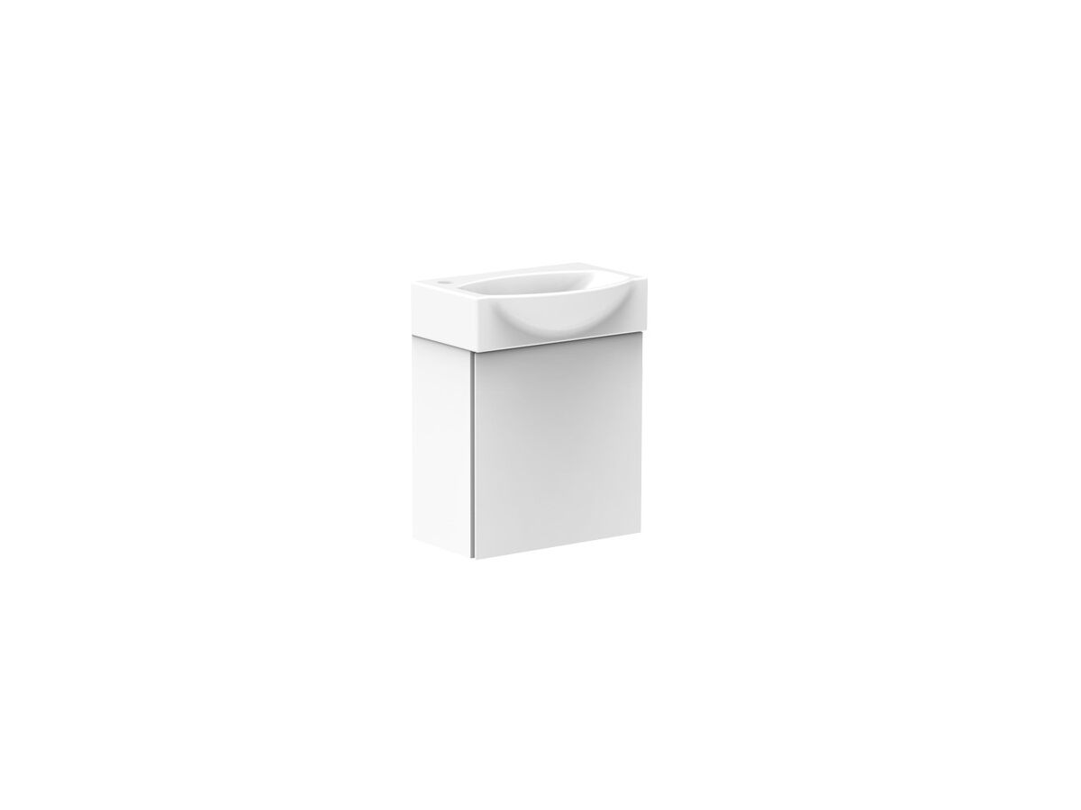 Tiny Semi Recessed Wall Hung Vanity Unit