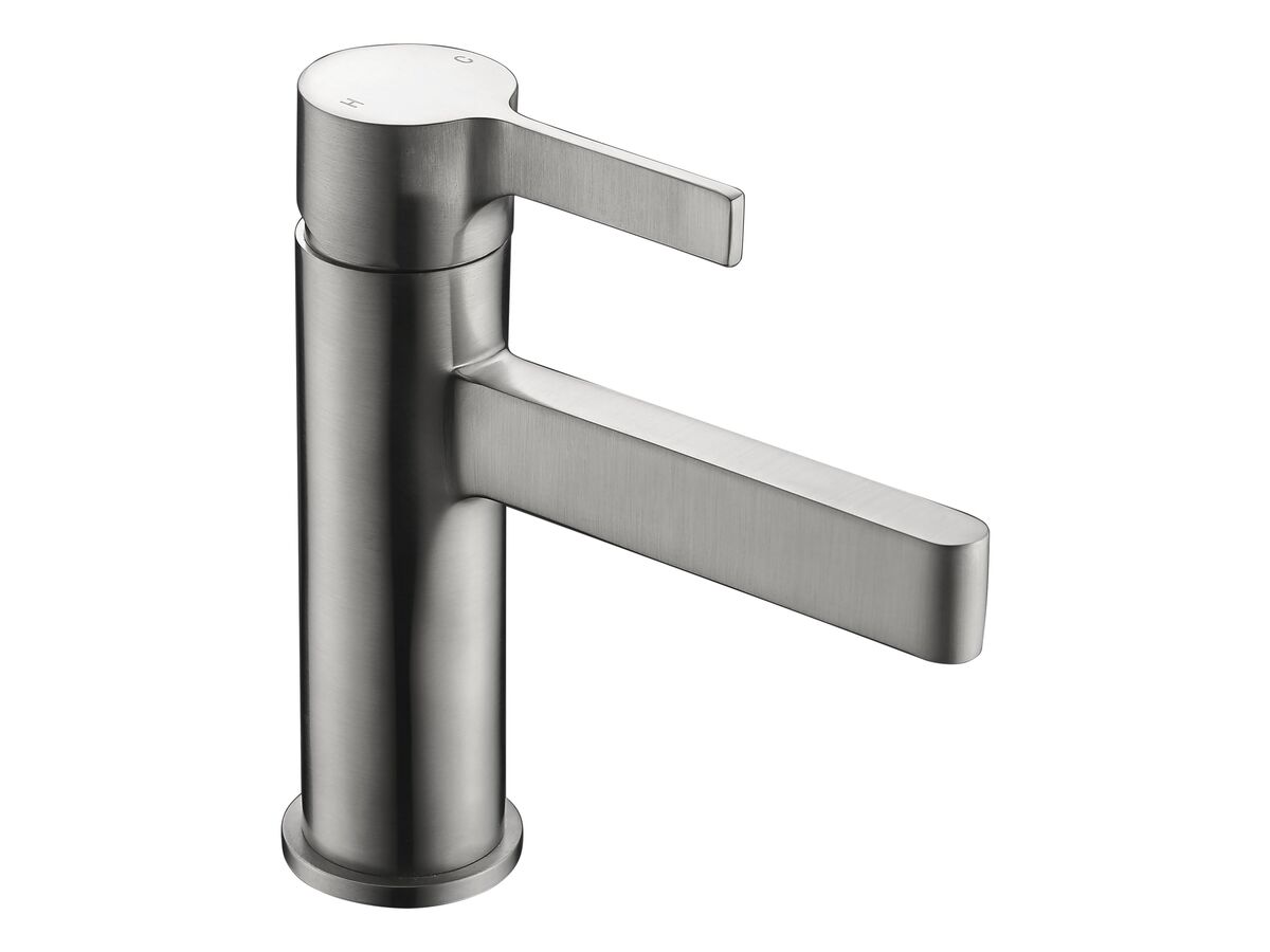 Mizu Stream Basin Mixer Tap Brushed Nickel (5 Star) from Reece