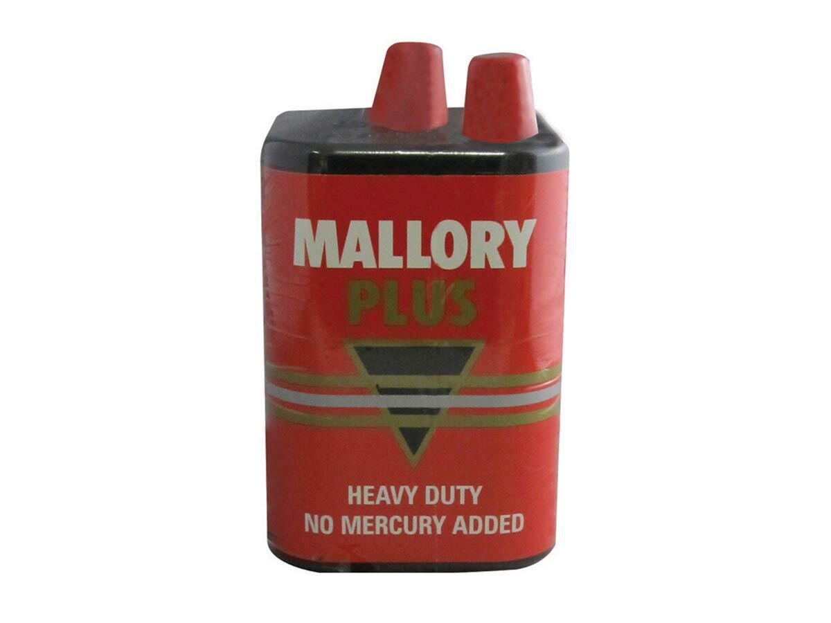 Mallory Plus 6V Heavy Duty Battery