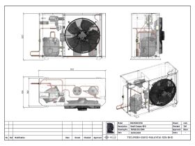 Tecumseh Compac Condensing Unit R404A PAC4519Z 3 Phase