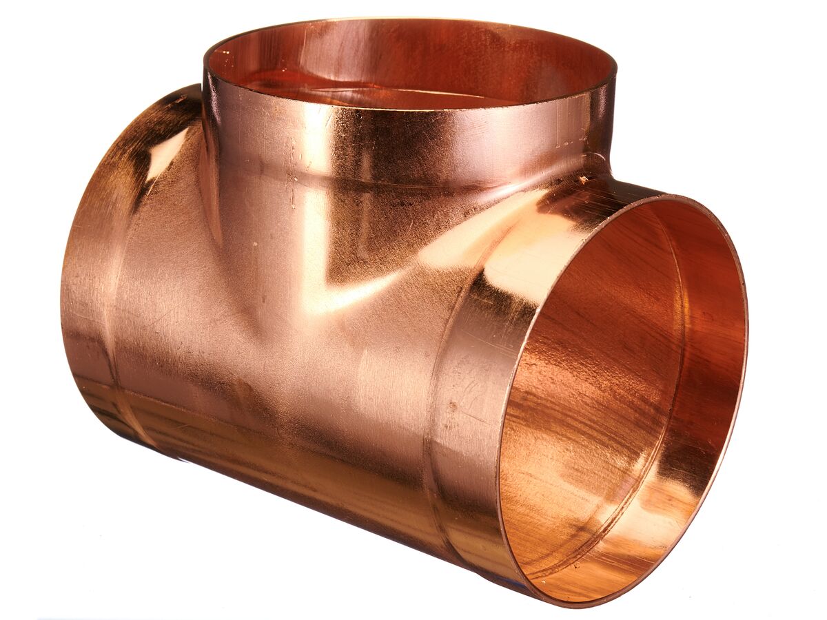 Ardent Copper Tee High Pressure 125mm from Reece